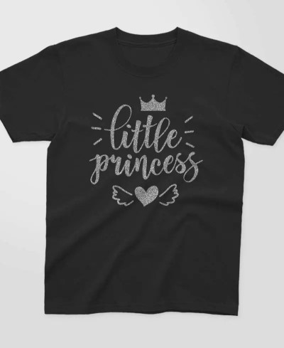 T-shirt enfant à paillettes - Little princess