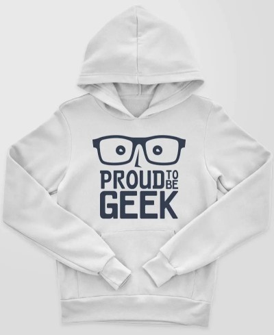 Sweat à capuche Enfant - Proud to be geek