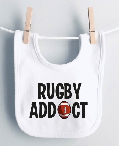 Bavoir - Rugby Addict