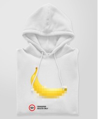 Hoodie / Sweat à capuche - Banane censurée