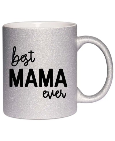 Mug à paillettes - Best mama ever