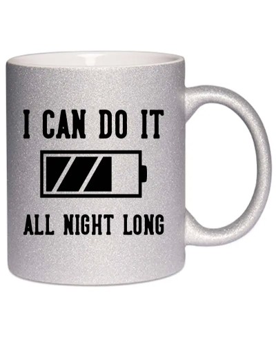 Mug à paillettes - I can do it all night long