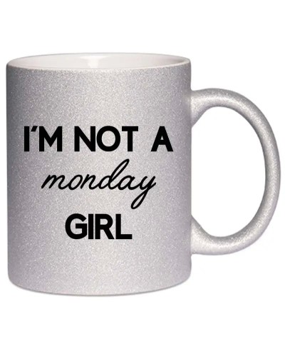 Mug à paillettes - Not a monday girl