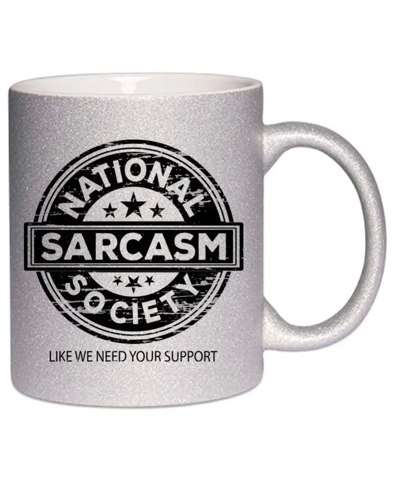 Mug à paillettes - National sarcasm society