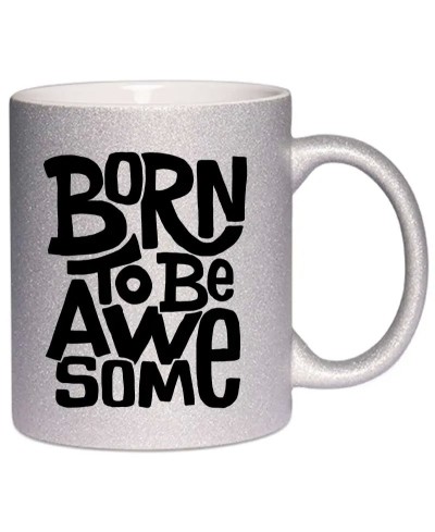 Mug à paillettes - Born to be awesome