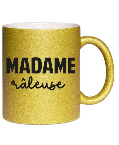 Mug à paillettes - Madame râleuse - 4 couleurs au choix - Pilou et Lilou