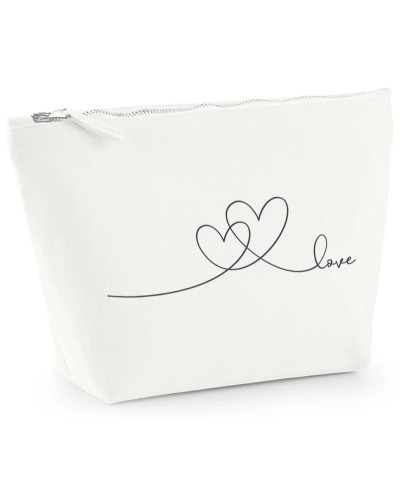 Trousse d'accessoires - Love heart - Collection Amour par pilou & lilou