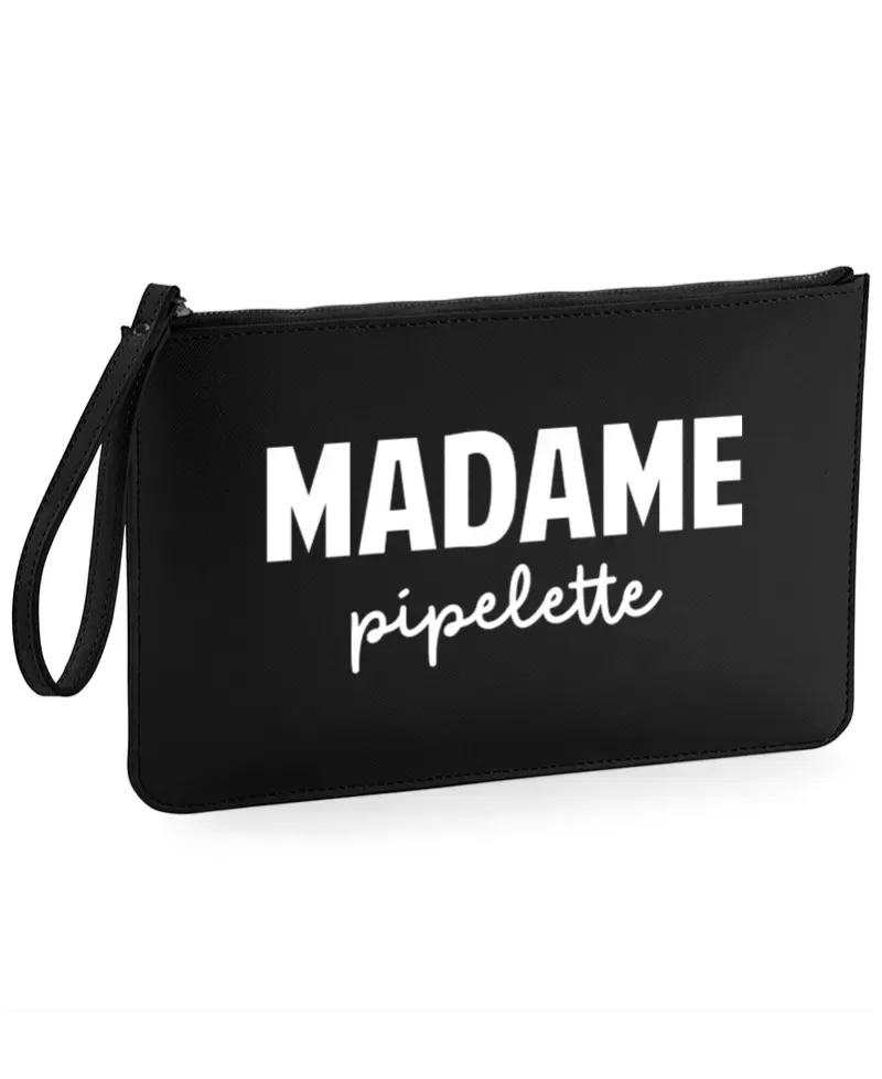 Pochette simili cuir - Madame Pipelette