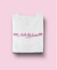 T-shirt Femme Malo Les Bains Col V