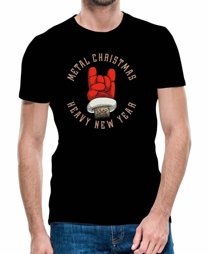 T-shirt Métal Christmas