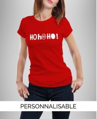 T-shirt Noel Oh Oh Oh Personnalisable 