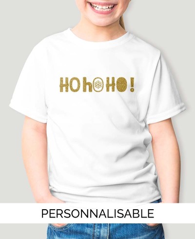T-shirt personnalise Noel Oh Oh Oh