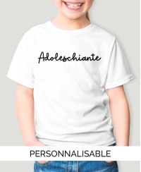 T-shirt Adoleschiante Personnalisable