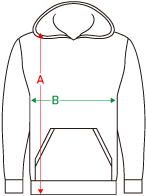 Guide des tailles hoodie