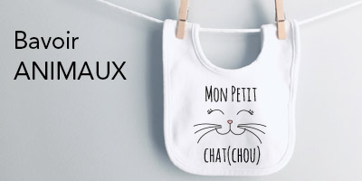 Bavoirs collection animaux